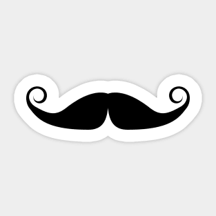 Handlebar moustache Sticker